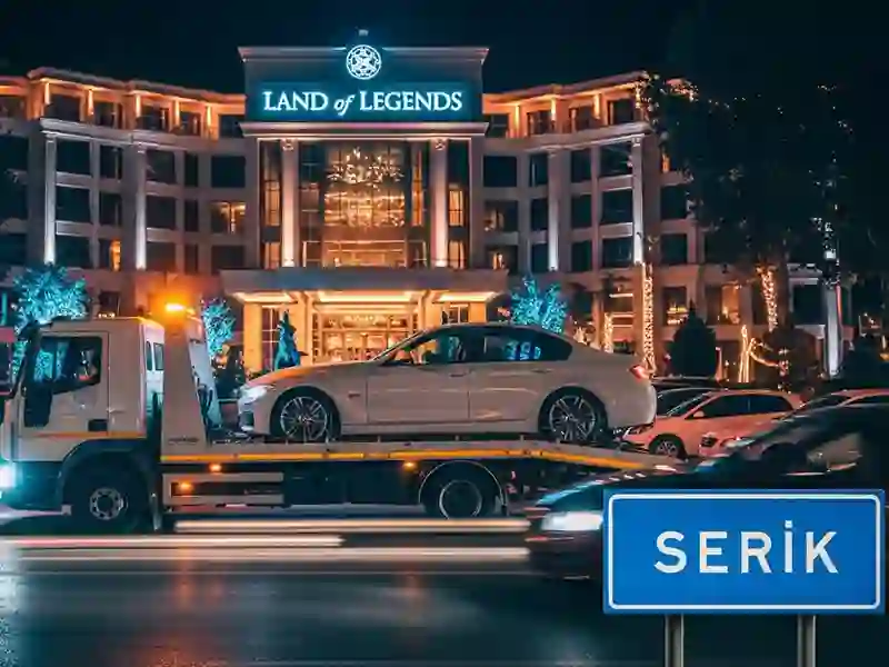 Serik oto çekici aracı